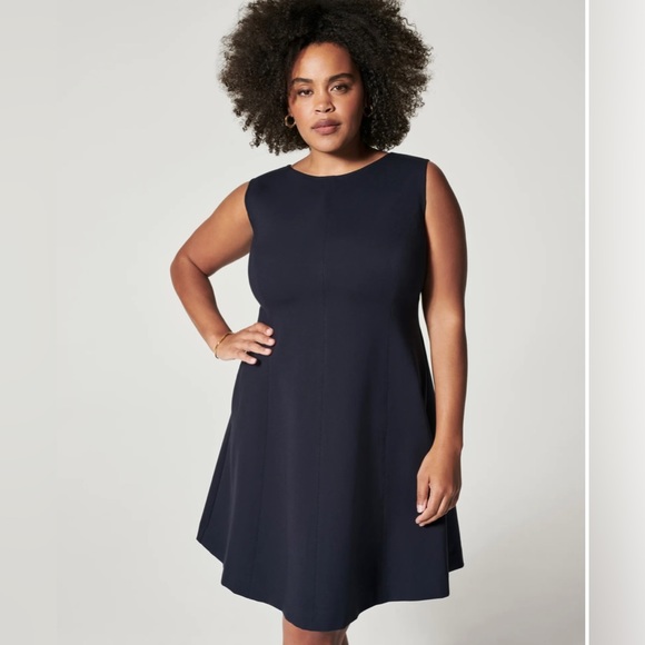 green emerald velvet dress SPANX - PERFECT PANT HIGH RISE FLARE